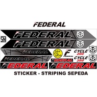 FEDERAL STRIPING BIKE VARIATION STICKER