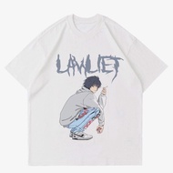 Death NOTE LAWLIET ANIME T-Shirt | Hypebeast Japanese ANIME T-SHIRT | Streetwear T-Shirt | Anime Clothes By Sablon Shop 354
