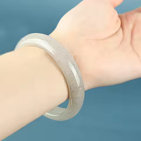 Natural golden silk jade full star bracelet sky jade bangle high quality jade bracelet bangle bangle