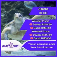 [Chat dulu sblm beli] Aquaria KLCC Etiket (open date tiket)