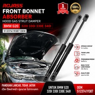 ROJASS FRONT BONNET ABSORBER BMW G20 320I 330I 330E 340I 51237419387 HOOD GAS STRUT DAMPER OEM