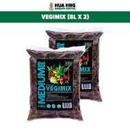 [Bundle of 2] Premium Vegimix, by The Medium Soil Co., Vegetable Potting Mix / Veggie Soil  (8L x 2)