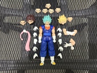 Kong模  龍珠 比古洛 022 +  hm三色頭雕 1/12 Dragon Ball  bandai  杜拉格斯  悟飯  比達 魔契 著魔 shf