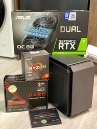 ITX R5 3600, 2070, 32gb ram, 512gb ssd電競砌機