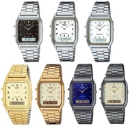 Fashionable Casl0 AQ-230A AQ-230GA AQ-230GG unisex analog digital stainless steel original business 