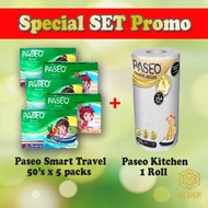 Tissue PASEO (PASEO SMART TRAVEL And PASEO KITCHEN One ROLL)