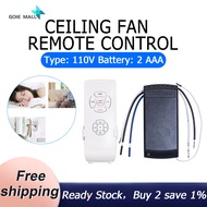 Universal Ceiling Fan Lamp Remote Control Kit Timing Setting Switch Adjuste Wind Speed Transmitter Receiver