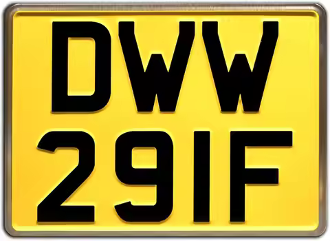 Abbey Road Promo | DWW 29IF | Metal Stamped License Plate