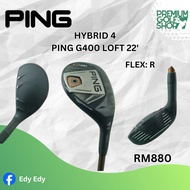 RARE SPEC Good condition - Ping G400 Hybrid 4 Loft 22' with Alta JCB Shaft (R)