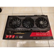 ASUS TUF RX 6700 XT 12GB OC Edition AMD Graphics Card Used Good Condition