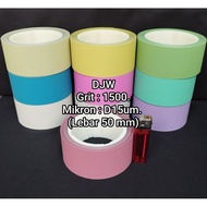 D15um GRIT 1500 FIBER OPTIC/MIKA SANDPAPER. New Sandpaper. 50 mm WIDTH.