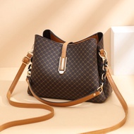 Mini bucket bag christy ng bucket 2024ladybag Large Capacity pu Small Bag One Shoulder Messenger Han
