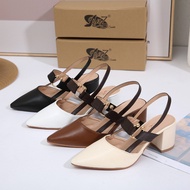 【gxg】Korean Office High Heels Sandals Block-Heels for sandals women 2inch heels