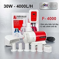 Máy Bơm Baoyu BY-F4000 (30W, 4000L/H) - Có Điều Khiển 12 Cấp Độ, Cảm Biến Chống Cạn Bể Cá