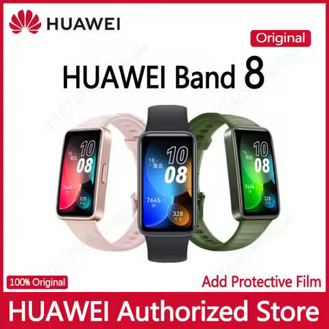 Original HUAWEI Band 8 Smart Band All-day Blood Oxygen 1.47'' AMOLED Screen Heart Rate Smartband 2 W