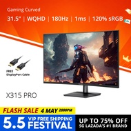 PRISM+ X315 PRO 31.5 180Hz 1ms Curved WQHD [2560 x 1440] Adaptive Sync Ready Gaming Monitor