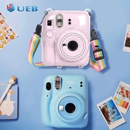 Túi Máy Ảnh Mini Nhựa PC Pha Lê Hộp Đựng Tay Áo Bảo Vệ Trong Suốt Với Dây Đeo Vai Cho Fujifilm Insta