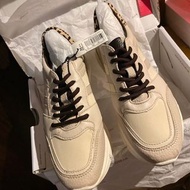 真皮馬毛拼接運動鞋厚底輕便休閒老爹鞋女款女裝波鞋跑步鞋Parfois Leather Horsehair Sports Sneaker Women’s Sport Shoes Running Trai