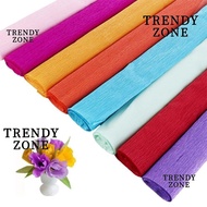 TRENDYZONE Flower Wrapping Bouquet Paper, Handmade flowers DIY Crepe Paper, Production material pape