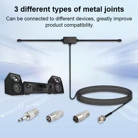 Universal Car Stereo AM FM Dipole Antenna FM Radio Antenna Car Dipole Antenna for Car FM TV Radio St