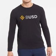 Kaos Lengan Panjang BUSD Crypto binance stable coin Long Sleeve t-shirt Premium Quality