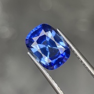 4.2 Ctw Lab Grown Blue Sapphire (Czochralski) Cushion Cut 10.6 x 8.1 (mm)