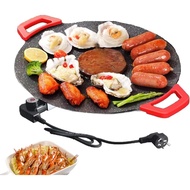 Kuali Pemanggang Dalaman Elektrik Tidak Melekat, Pemanggang Bbq Korea Mudah Alih, Suhu Boleh Laras u