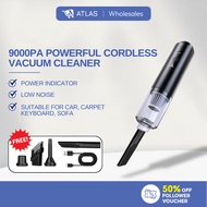 ATLAS Portable Car Vacuum Cordless Handheld Car Vacuum Silent Cleaning Device for RV Sedan Carpet Ho