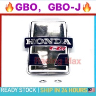 GBOJ / GBO-J CDI HORN EMBLEM LOGO CHROME FORK EMBLEM HON LOGO STRIPE LAMBANG 3D GBO J PETAK