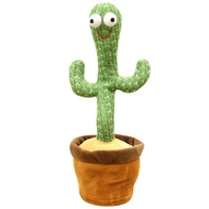 ✦KISSBABY❁Dancing Cactus Doll Lovely Talking Toy With 120 English Songs And LED Lighting♕[HAPPY01]