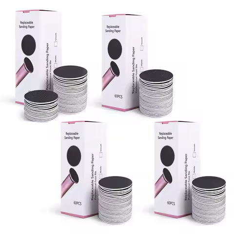 60Pcs 43mm Foot Dead Skin Sandpaper Foot Dead Skin Remove Sanding Paper Callus Remover Sandpaper for