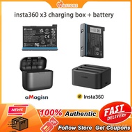 【In stock】OriginalInsta360 X3 Fast Charging Box and Battery For Insta 360 ONE X 3 aMagisn Charger Hub Accessories OVK1