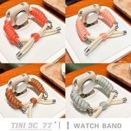 For iWatch Colorful Rope Strap+Case Set 40mm 41mm 45mm 44mm Dopamine Band iWatch Series 9 8 7 6 5 4 3 S8 SE Ultra Sports Strap