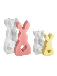 兔子矽膠模具,兔子石膏裝飾模具,復活節模具