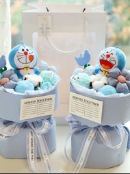 多拉a夢 叮噹 公仔 花束 畢業 生日 週年 紀念 節日 情人 情侶 送禮 禮物