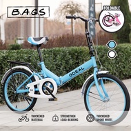 TheBags 20 Inch Folding Bike Foldable Bicycle Cycling Mountain Bike Off-road City Bicycle Road Bike 