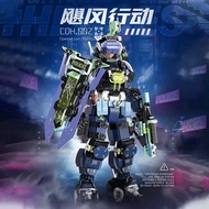 PINLEPAI | ชุดบล็อกการศึกษา รถตำรวจ 4x4