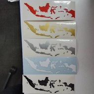 Cutting Sticker Peta Indonesia Sepeda Lipat Ecosmo Noris Exotic Aleoca