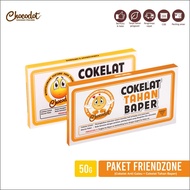 Chocodot Chocolate Mood Series Friendzone Package - Baper Resistant Chocolate+Anti Galau Chocolate