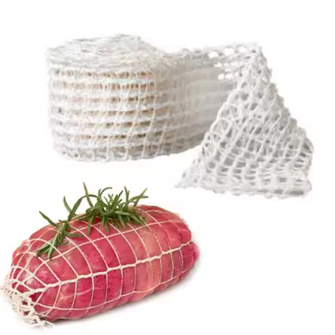 3Meters Cotton Meat Net Ham Sausage Net Butcher's String Sausage Roll Hot Dog Sausage Casing Packagi