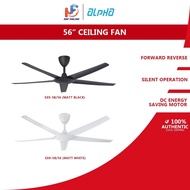 Alpha Cosa Ceiling Fan (56") EX9-5B/56 (Matt Black / Matt White)