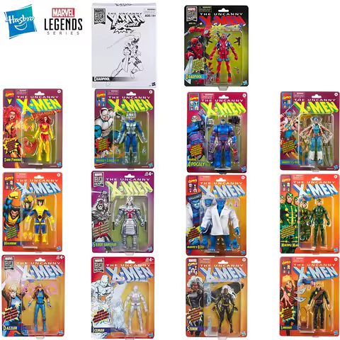 [In-Stock] Hasbro Marvel Legends Series X-Men Wolverine, Beast, Storm, Deadpool, Dark-Phoenix, and A