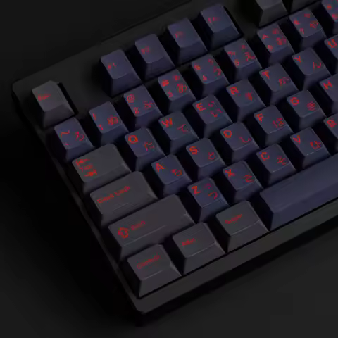 GMK Alter Keycaps PBT Keycap 129 Keys Cherry Profile DYE-SUB Personalized GMK MODERN DOLCH keycaps F