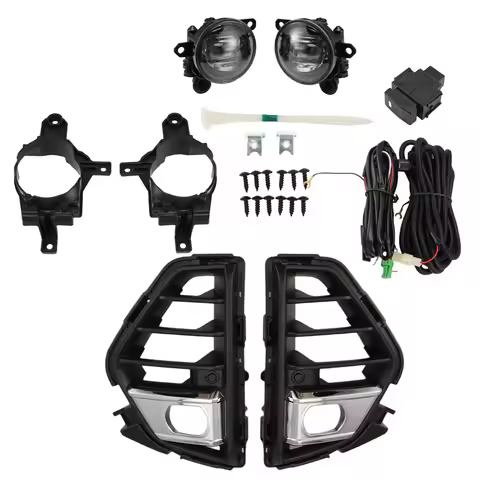 Well-Car LED Fog Light Kit 1 Set For Nissan NV350 Urvan 2023 Caravan Micro-Bus Lamp Cover Grill Fram