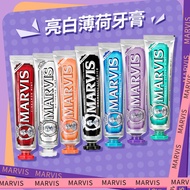 Marvis Marvis Toothpaste Brightening Stain Remover Mint 85ml Remove Breath Italy Imported Marvis Too