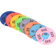 PATIKIL Clothes Dividers 8 Pack Clothing Rack Size Sorting Reusable Wardrobe Round Hanger Separators