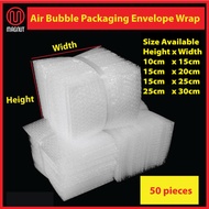 50 pieces - 10cm x 15cm / 15cm x 20cm / 15cm x 25cm  / 25cm x 30cm  - / Bubble Wrap Packaging Envelo