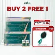 Buy 2 Free 1 Gift VERBLE Hair Growth Serum Offical Erhair Hair Growth Reduces Hair Fall 7 bottles/5 
