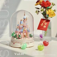 Rotating Free Decoration Music Box Girlfriends Ornaments Girls Building Blocks Music Box Compatible 