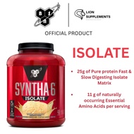 BSN SYNTHA-6 Isolate Whey Protein with essential amino Acid, Protein Powder, 4LBS, 48svgs, Lean Musc